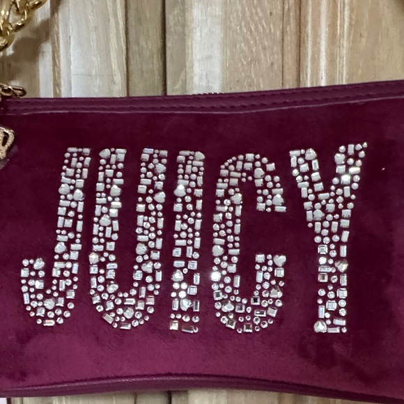 NEW Juicy Couture Burgundy Shoulder Bag - Picture 6 of 10